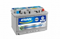Аккумуляторная батарея ESAN EFB Start-Stop S L3 072 10B13, 72А/ч, L3 DIN EFB 0/1 276х175х190 о/п